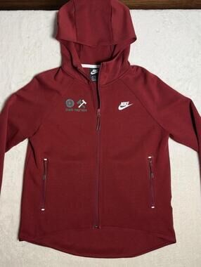 Nike Timbers Thorns Soccer MLS Tech Fleece Cape Women’s S Jacket Red BV7565 677